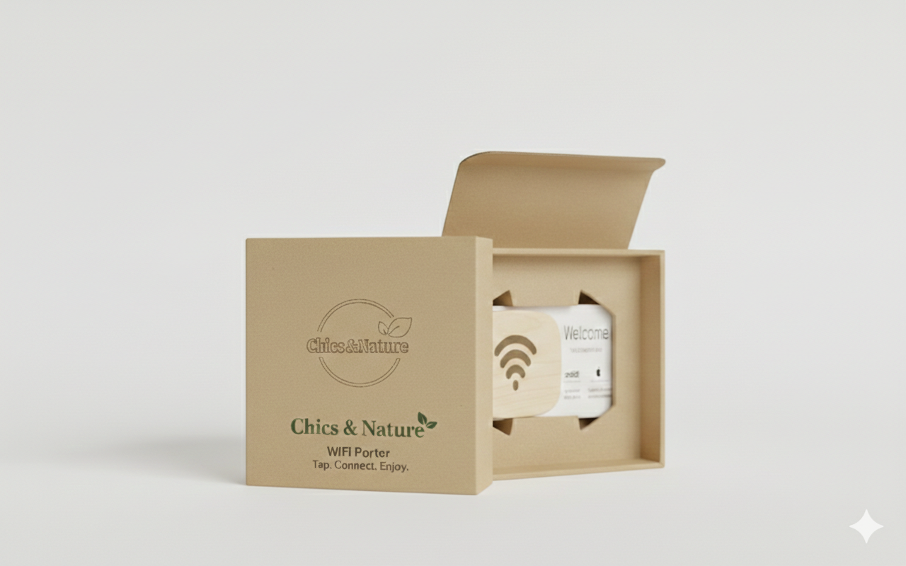 The Essence Wi-Fi Porter: Seamless Connection, Natural Design